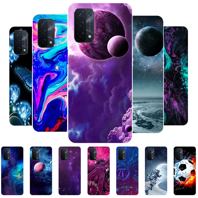 

For OPPO A74 5G Case Silicone Space Soft TPU Back Cover Case for OPPO A74 A 74 5G Phone Case for OPPOA74 5G Coque 6.5"