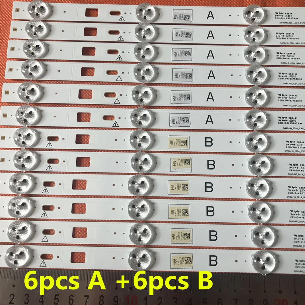 12 шт./лот Светодиодная лента для подсветки 1 комплект = шт. (6A + 6B) SONY Φ 1-889-674-12