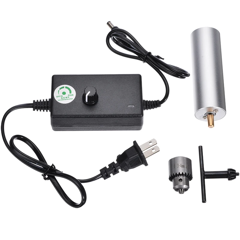 6 V-24 V Мини электрическая ручная дрель DIY 385 двигатель постоянного тока с нижними зажимами на увлечение деревообработкой инструмент