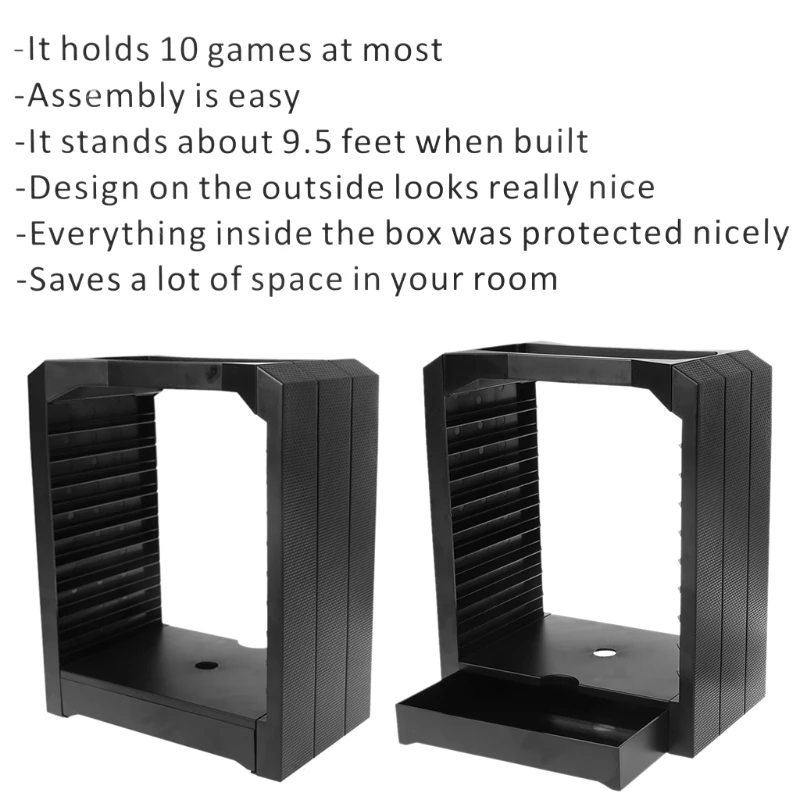 Универсальная башня для хранения дисков PS4 10 уровней игры Blue Ray|Запасные части| |