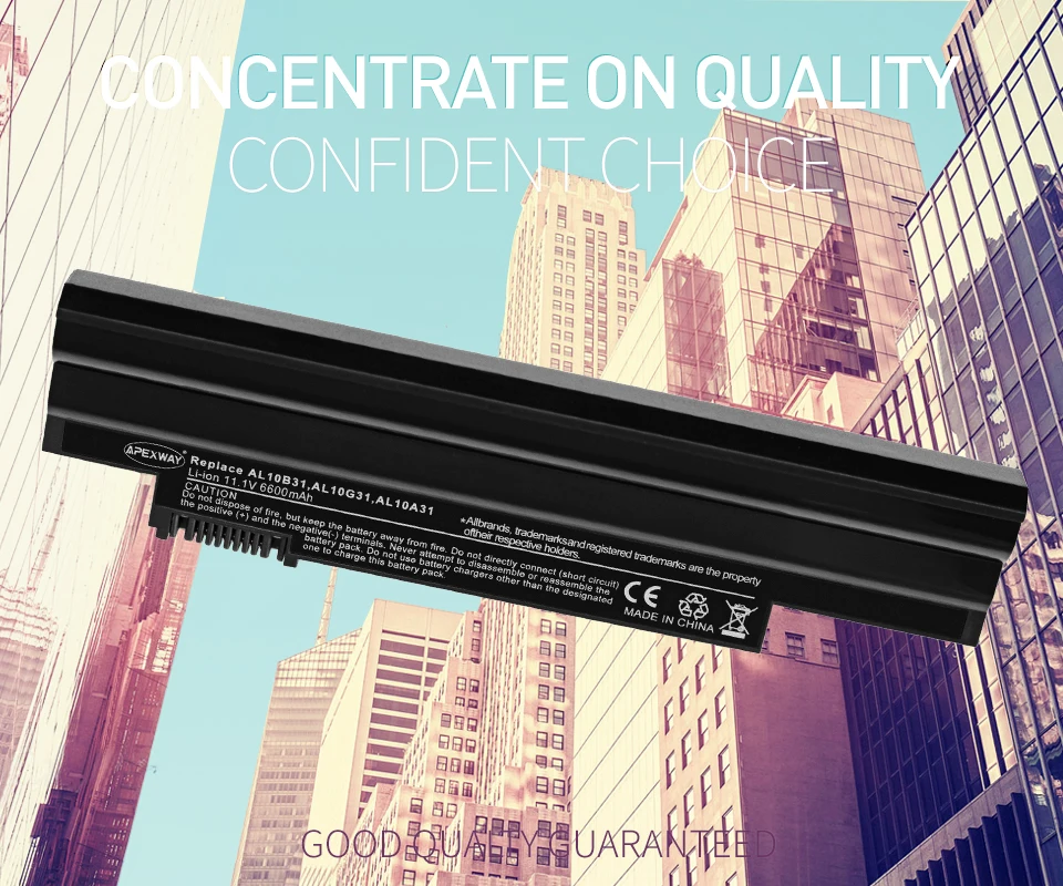 Apexway черный 111 В Аккумулятор для ноутбука acer Aspire AL10A31 AL10B31 AL10G31 один 522 D255 722 D257 D255E D260 D270 AOD255 AOD260