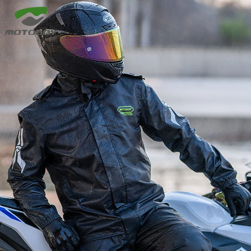 Motoboy хит продаж плащ для езды на мотоцикле комплект дождевик непромокаемые штаны