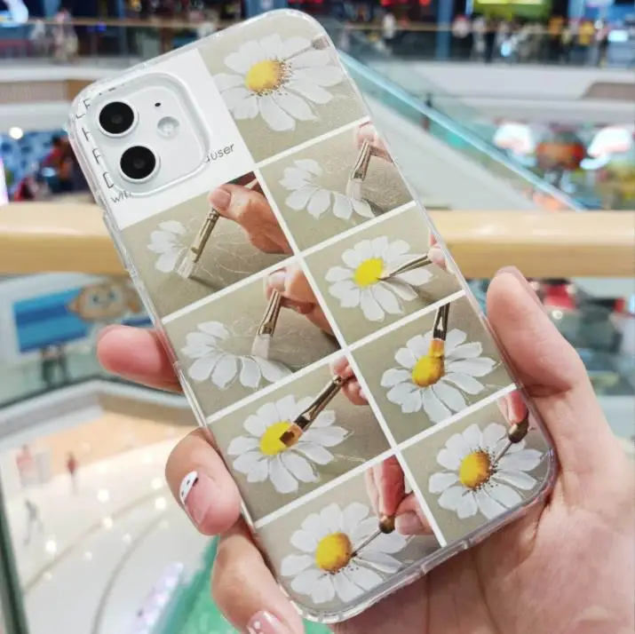 

Креативный чехол с рисунком подсолнуха для iPhone 11 Pro Max 12 Mini 11pro 12pro 12 mini se 2020 6 s 7 8 plus x XR XS Max