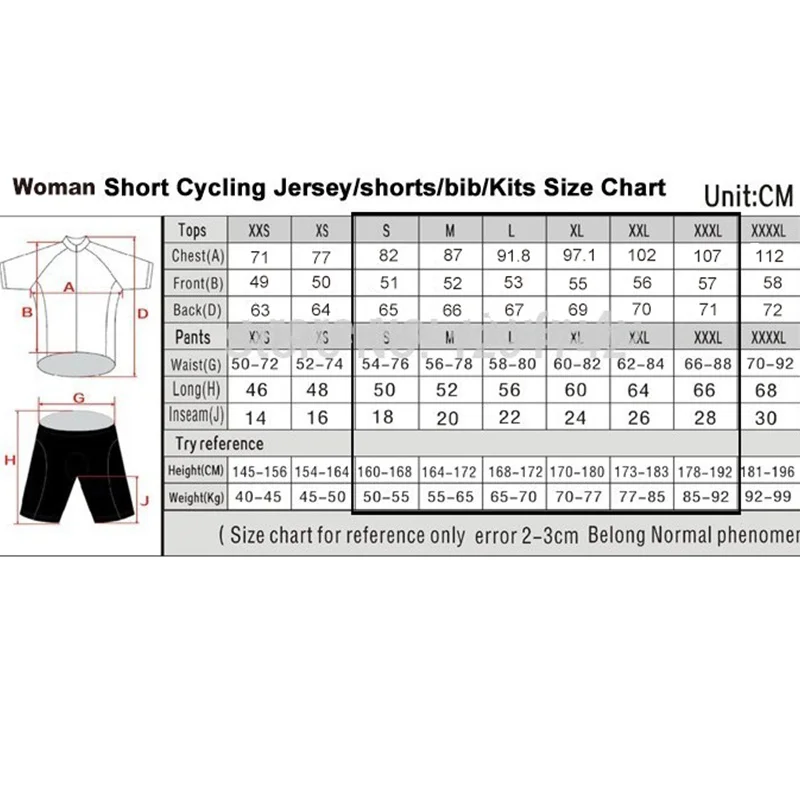 

2020 New Bicycle Clothing Summer Women Cycling Jersey Suit Short Sleeve Bib Shorts Set Road Breathable Quick Drying Uniform