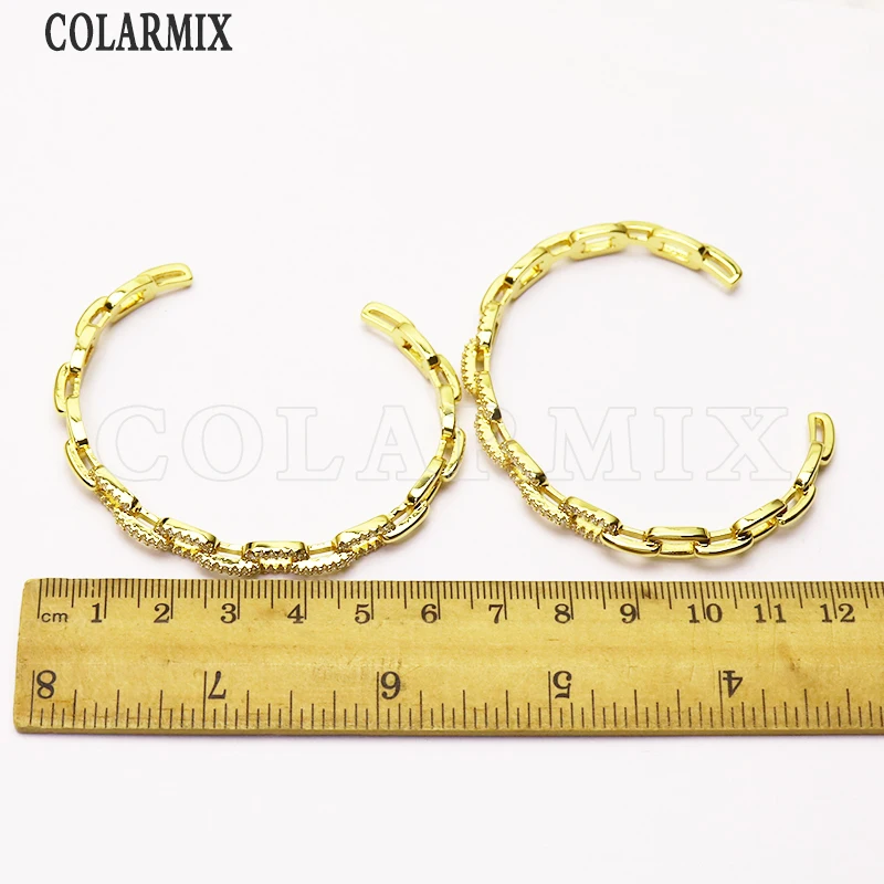 

3 Pcs Gold zirconia Bangle Jewelry Women jewelry Geometric Jewelry bangle wholesale jewelry fashion jewelry bangle 51361