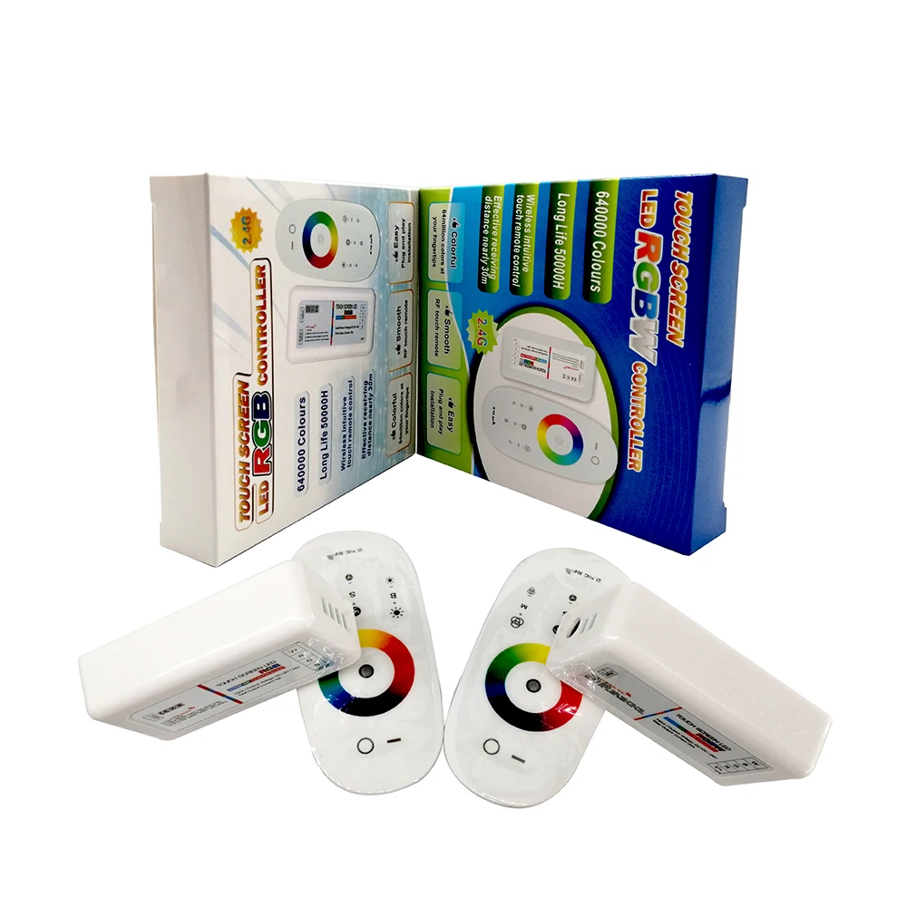 DC12-24V 2 4G RGB/RGBW РФ Беспроводной сенсорный контроллер с ПДУ для светодиодной ленты
