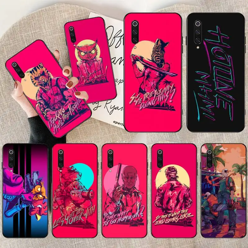 

CUTEWANAN Hotline Miami 2 Wrong Number on Steam Owl Phone Case for Xiaomi Mi10 10Pro 10 lite Mi9 9SE 8SE Pocophone F1 Mi8 Lite
