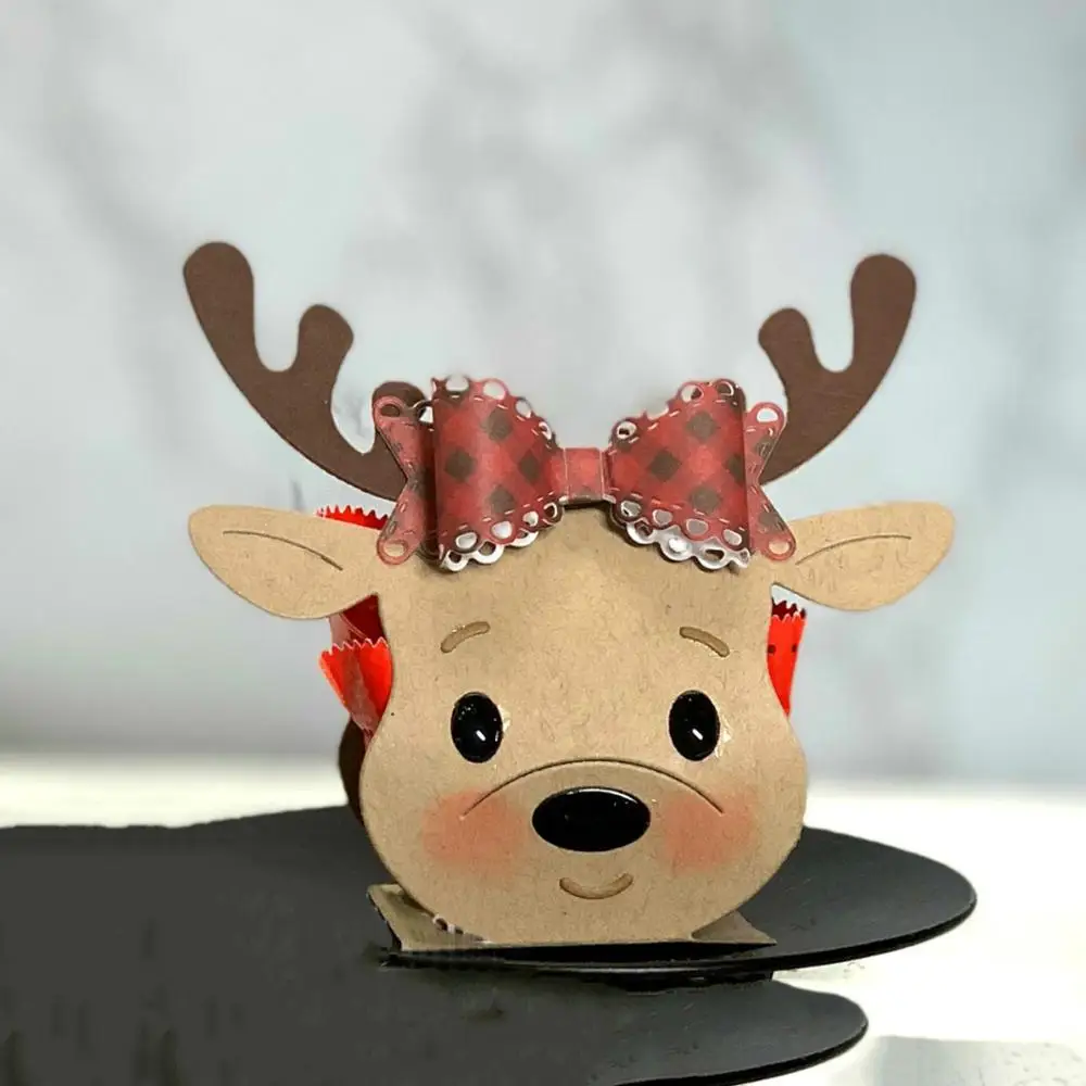 1 шт. металлические штампы кролик олень коробка трафарет для сделай сам