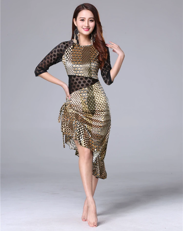 Женское леопардовое платье для латиноамериканских танцев бальные платья ча