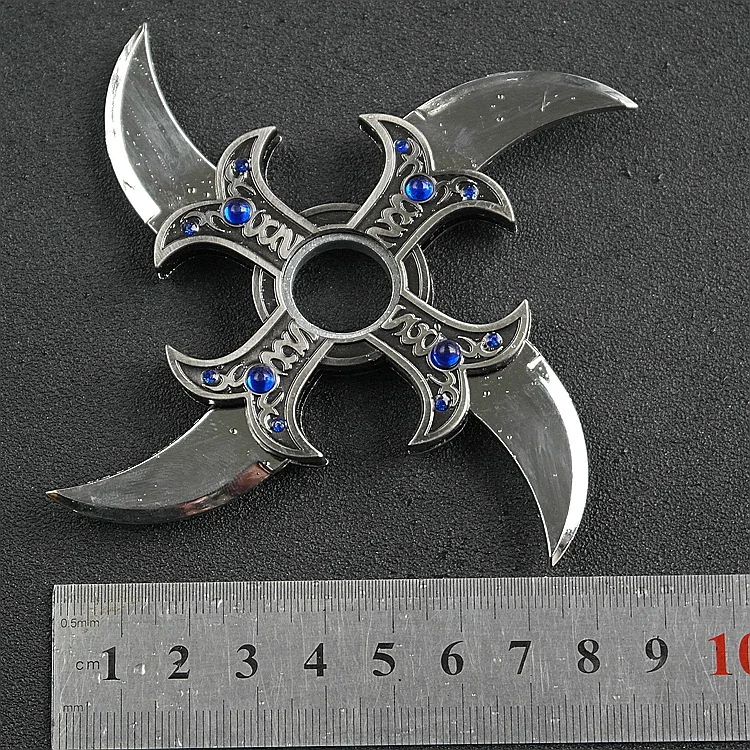 Black Naruto сюрикен из сплава цинка Uchiha Sasuke Rotary Дротика Подарочные игрушки |