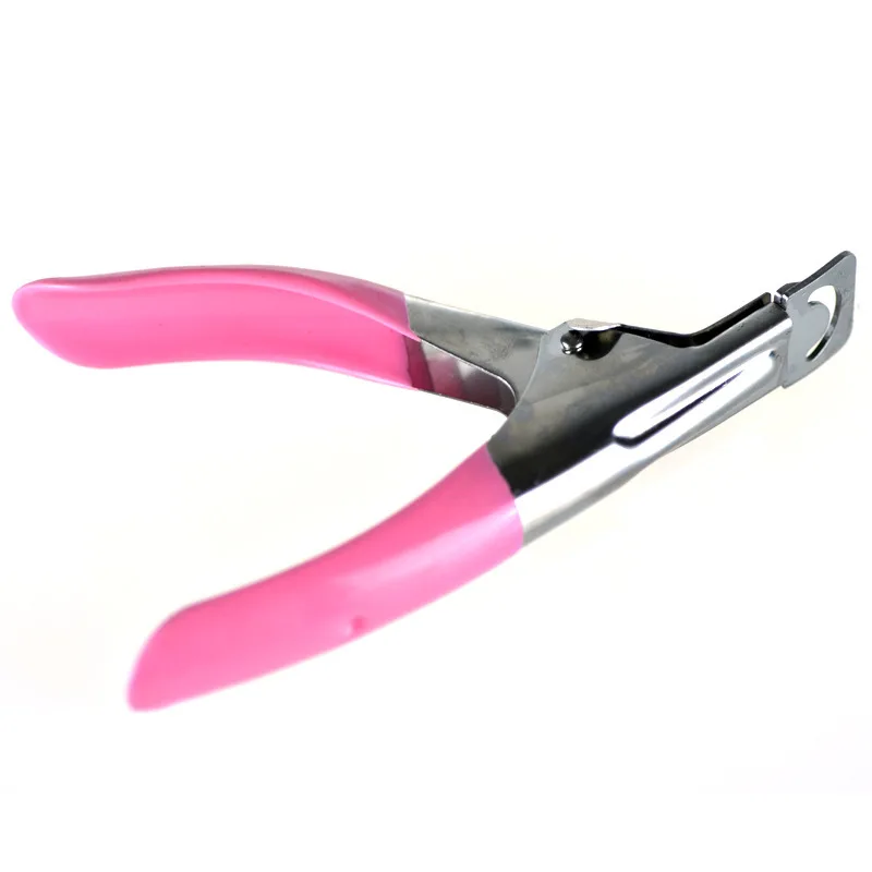 

Nail Art Clipper Cutter For False Nail Edge Manicure Acrylic UV Gel False Tips Clipper Cutter Pink Manicure Cutter Clipper Tool