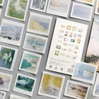 50 шт.лот Декоративные наклейки для записей серии Ван Гога Стикеры для скрапбукинга Стикеры для дневников