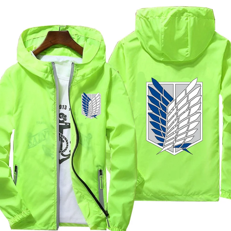 

Куртка «атака на Титанов», Мужское пальто, ветровка, одежда, пальто, мужская куртка в стиле Харадзюку, свитшот, уличная одежда с логотипом на ...