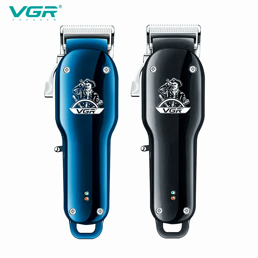 VGR Hair Cutting Machine Electric Hair Clipper Professional Hair Trimmer For Men Metal Haircut Machine Barber USB Charging V-679