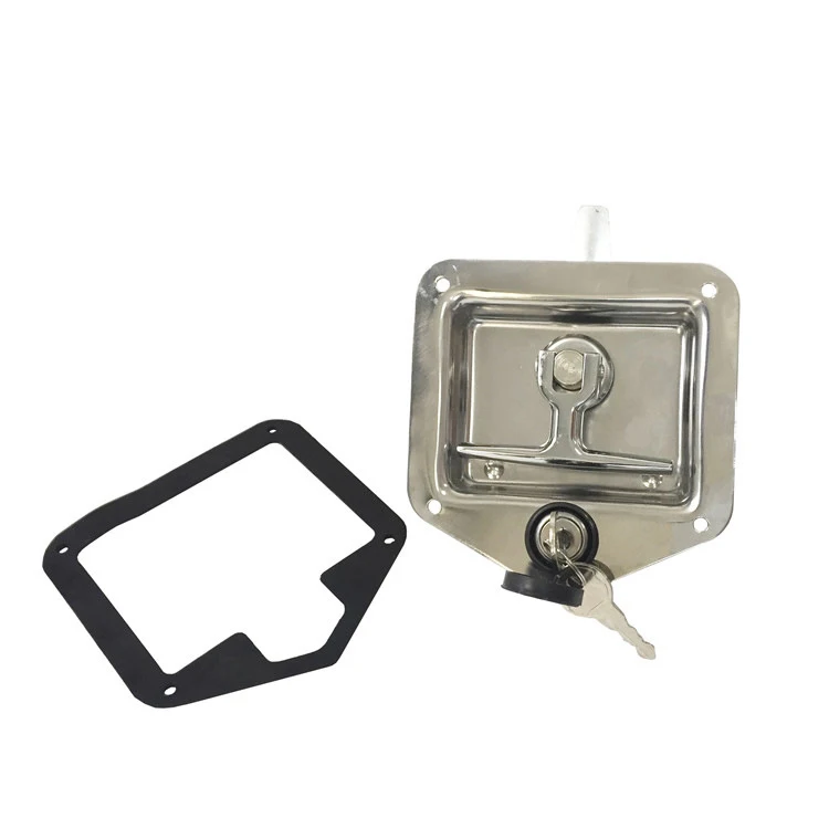 

Складной автомобильный Т-образный замок из нержавеющей стали, ручка для прицепа, самолета, фургона, грузовика, инженерной техники, защелка, ...