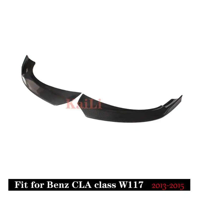 Для Mercedes benz CLA45 углеродный передний бампер для губ Splitter CLA W117 задний Canard Trim 2013 2014
