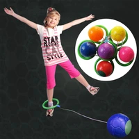 6 colors 1pcs skip ball outdoor fun toy ball classical skipping toy exercise coordination and balance hop jump toy ball