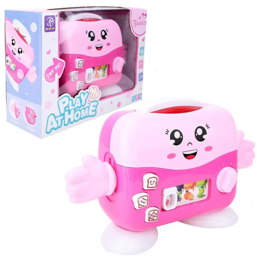 Детские пластиковые ролевые игры дома посуда тостер приготовления пищи