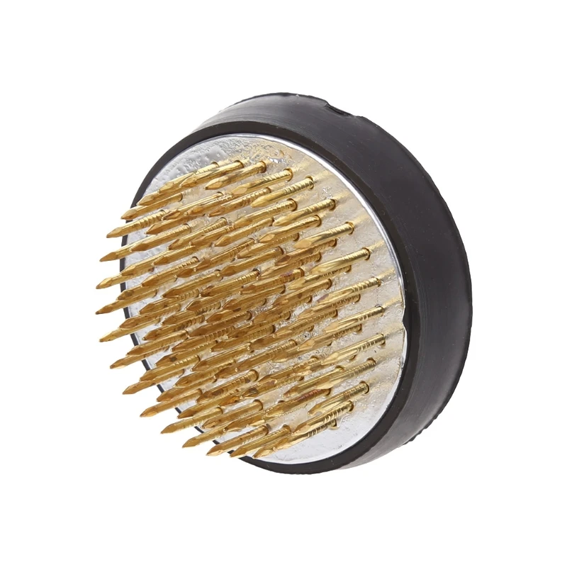 Японская Цветочная лягушка Ikebana Kenzan для цветочных композиций латунная