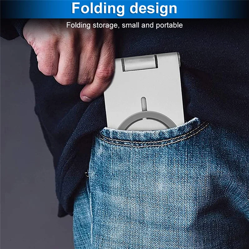 

Mobile Phone Holder For Magsafe Magnetic Bracket Wireless Charger Stand For iPhone 12 Mini Pro Max Smartphones Charging Mount