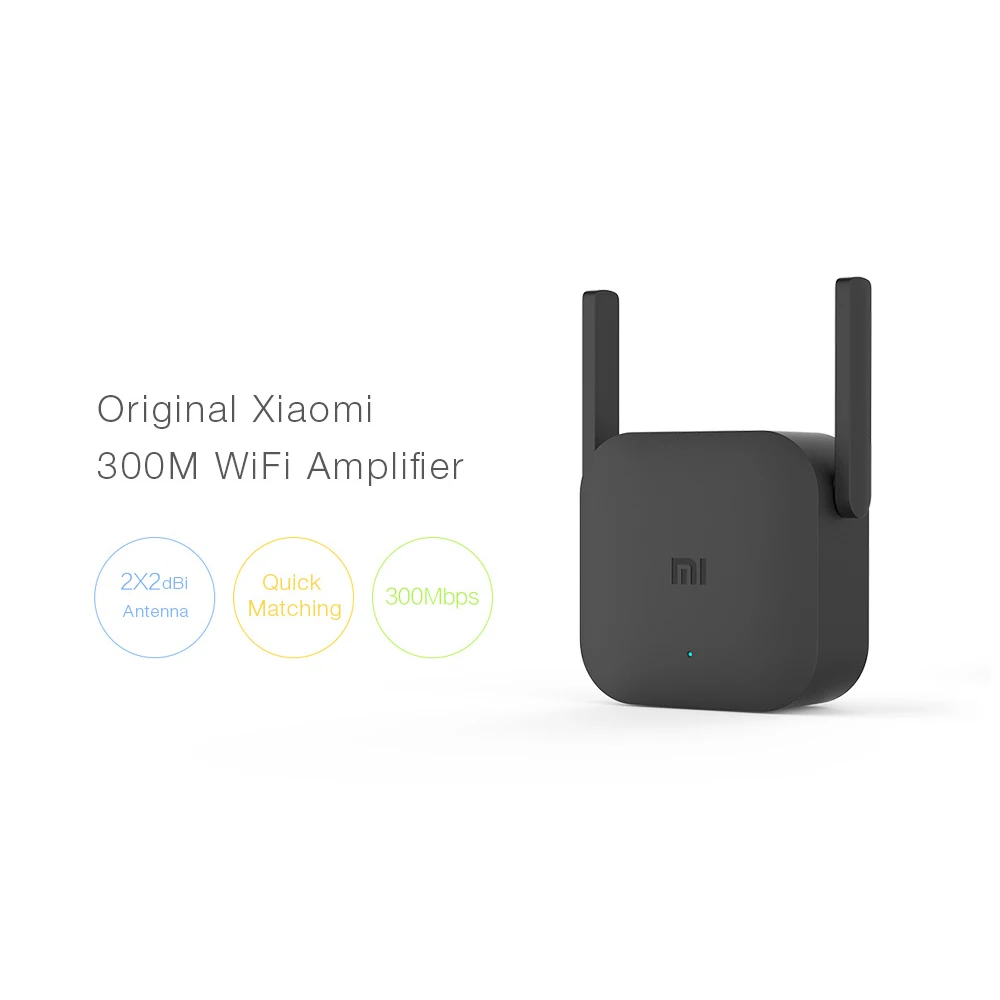 Оригинальный Wi Fi усилитель Xiaomi Pro Router 300M сетевой расширитель повторитель