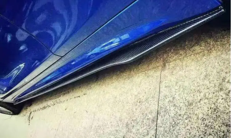 F06 углеродного волокна автомобиль передний диффузор губа на задний бампер крышка