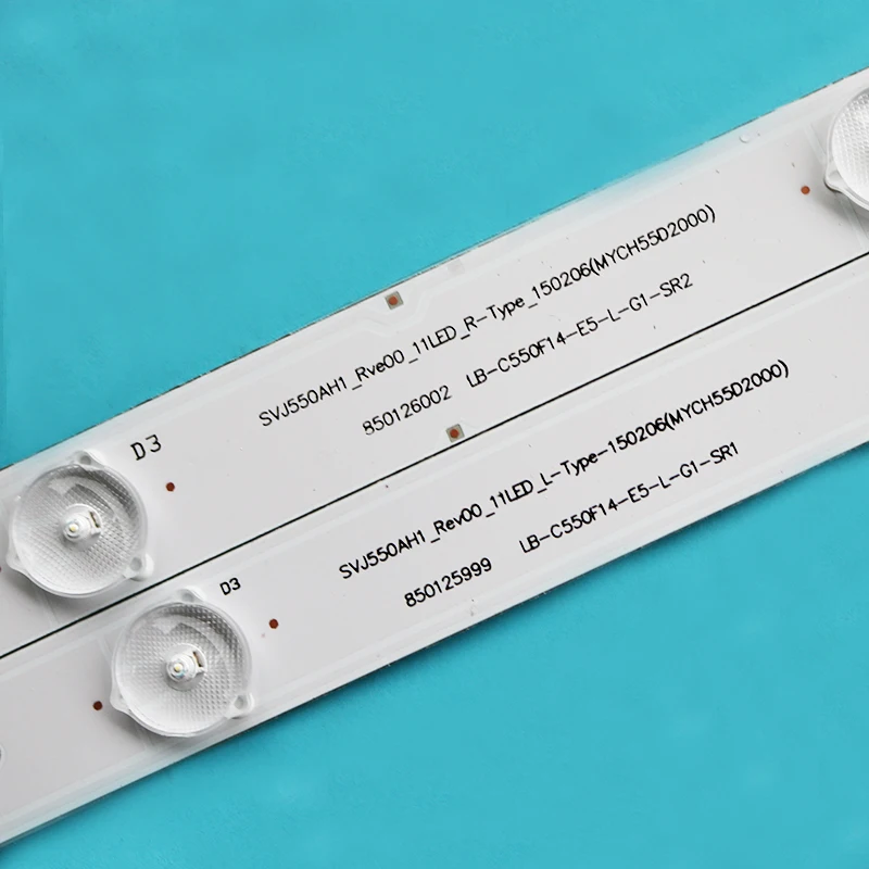 1106 мм светодиодный фонарь для Philips 55 дюймов SVJ550AH1_REV00_11 светодиодный_ L/R_Type_150206(MYCH55D2000) LB-C550F14-алюминиевая подложка