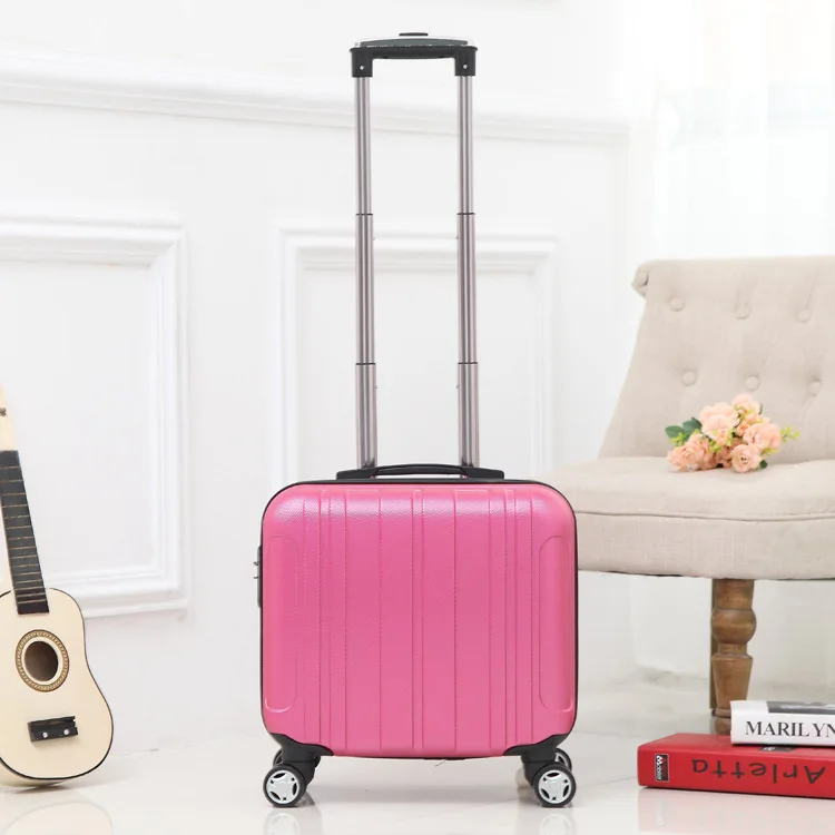 H01 rose red Детский Багаж для путешествий 18 ''каюта чемодан с Сумка На Колесиках переноска на багаж сумка на колесиках для путешествий Мода - Цвет: H01 rose red