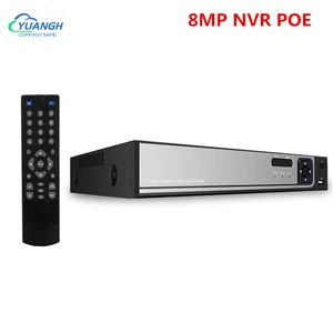 48V CCTV Security POE NVR 4CH 8CH 8MP IEE802.3af POE Network Video Recorder XMEye APP For IP Camera System