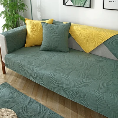 Всесезонная простая стеганая хлопковая диванная подушка Скандинавская