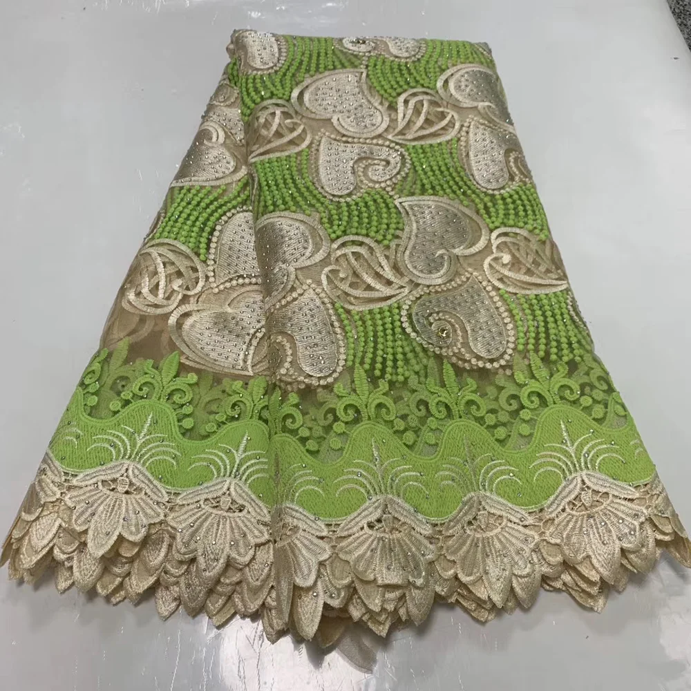 Черный гипюр кружево шнур с камнями вышивка высокое качество Африканский