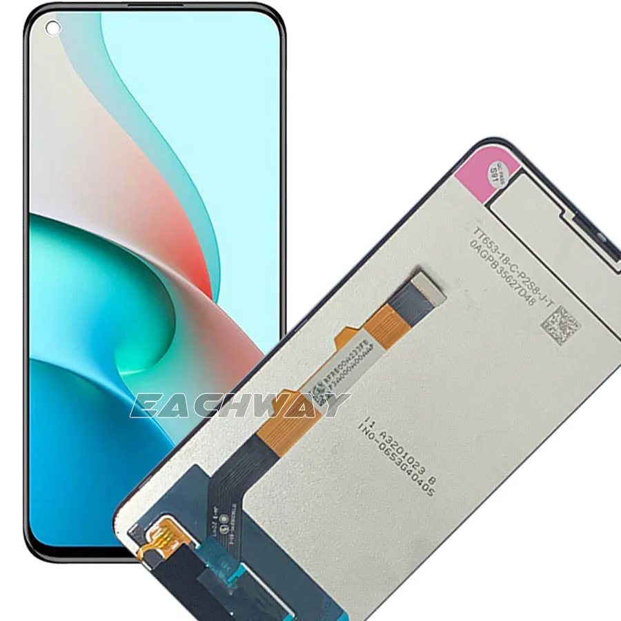 6 53 &quotоригинальный для Xiaomi Redmi Note 9 5G ЖК-дисплей с сенсорным экраном дигитайзер в