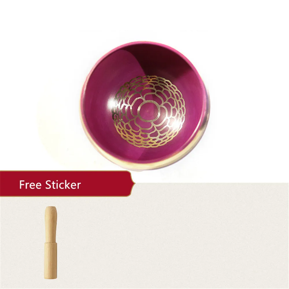 Непальская медная тибетская поющая чаша набор из 7 чаш ручной работы для йоги