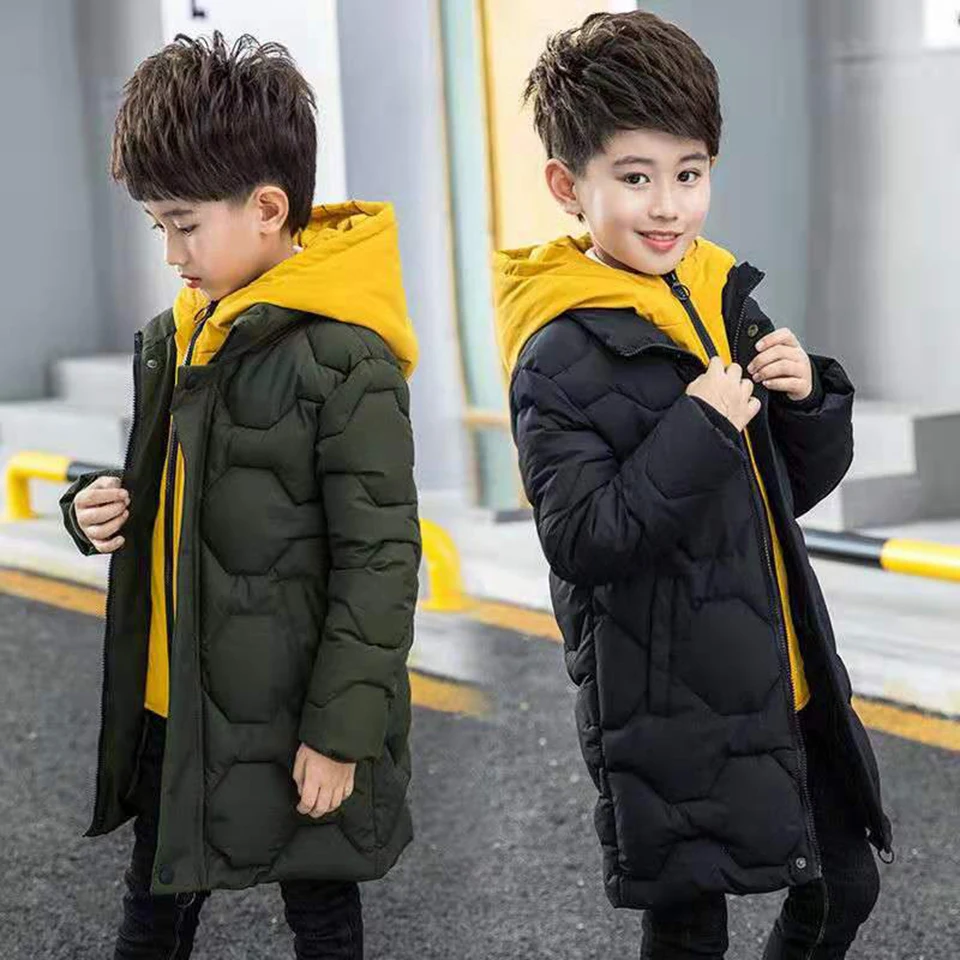 Купи -20 Degrees Boy Clothing Warm Down Parkas For 2019 Winter Thicken Parka Boys Clothes Hooded Children Outerwear Coats 3 Colors за 1,777 рублей в магазине AliExpress