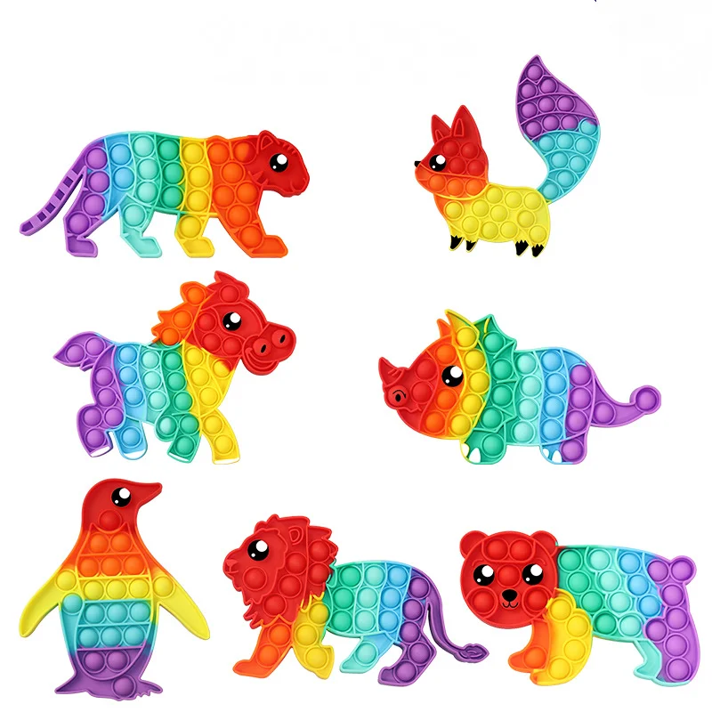 Pop it-juguetes antiestr&eacute;s para aliviar el estr&eacute;s para ni&ntilde;os, juguetes sensoriales antiestr&eacute;s-1