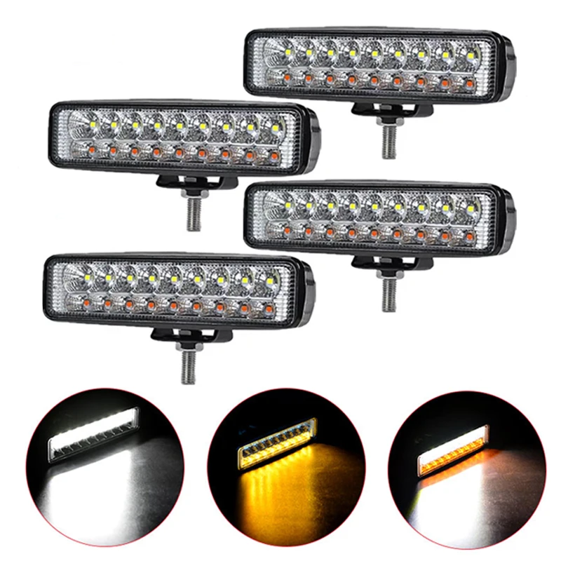 4 шт. в партии 6 дюймов Мини светодиодный рабочий светильник брус поточного