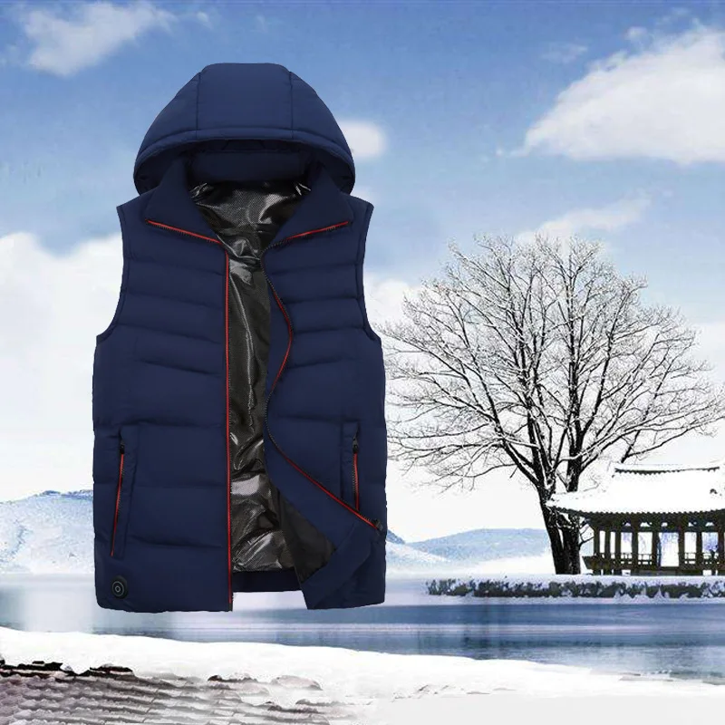 

Couple Heated Vest Smart Charging USB Climbing Top Winter Men's Safe Constant Temperature Warm Vest Electric Heating Clothes