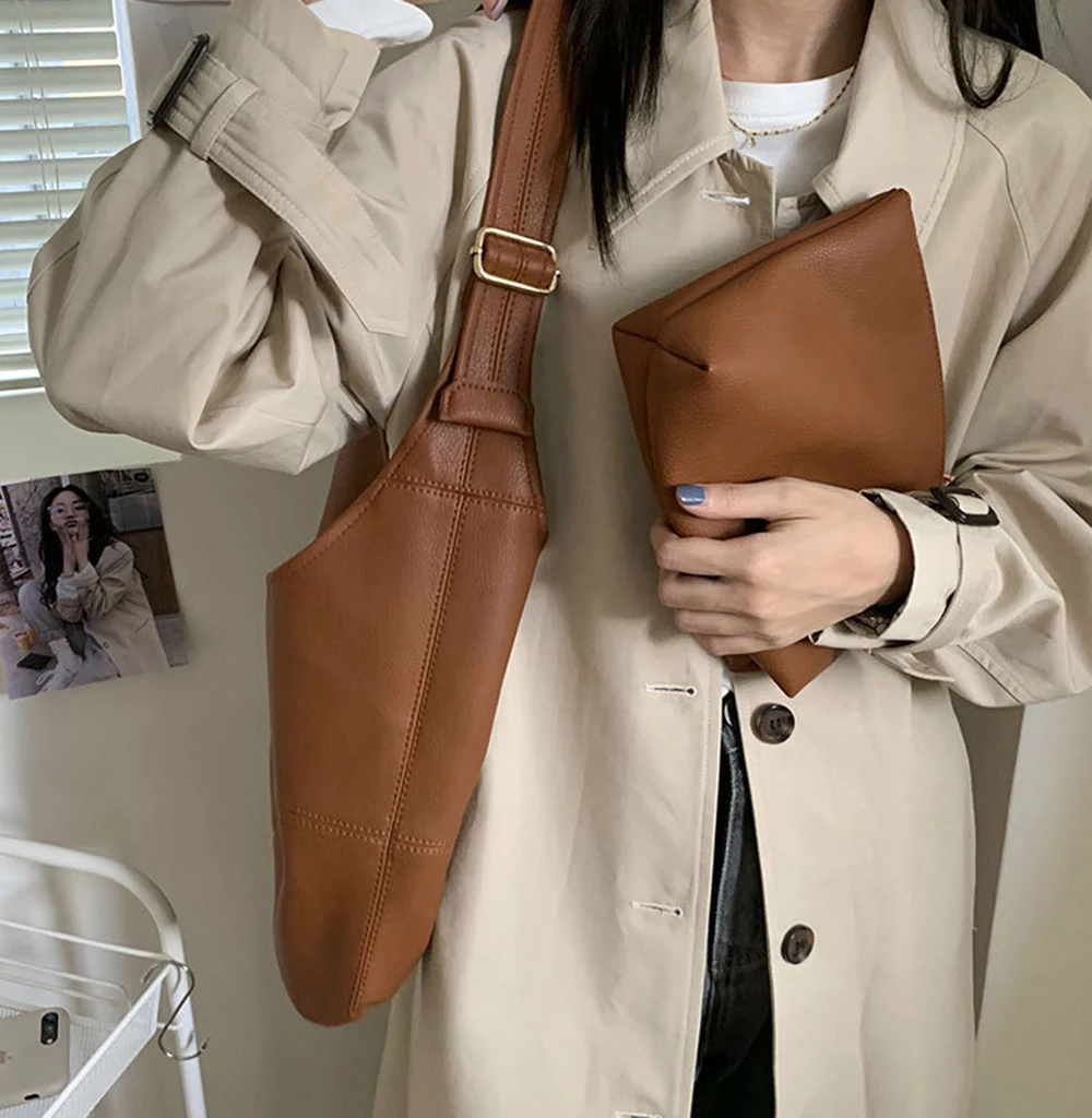 

S.IKRR Vintage Bucket Bag Purses And Handbags Luxury Designer 2020 Tote Bag Large Leather Fashion Composite Women Bags Shoulder