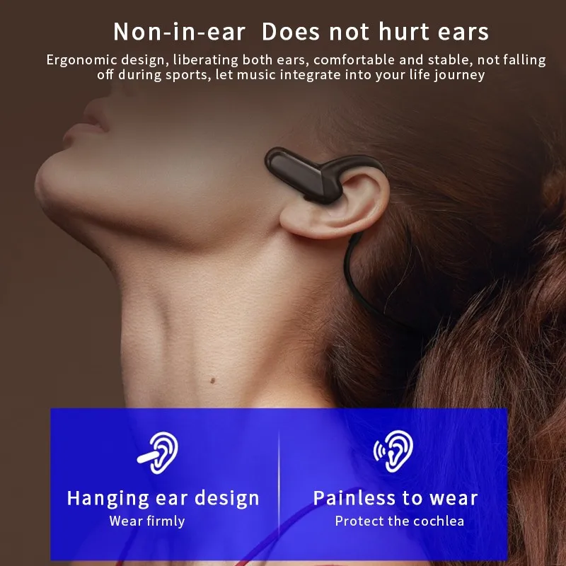 VAORLO новые наушники с костной проводимостью Bluetooth 5 0 беспроводная гарнитура