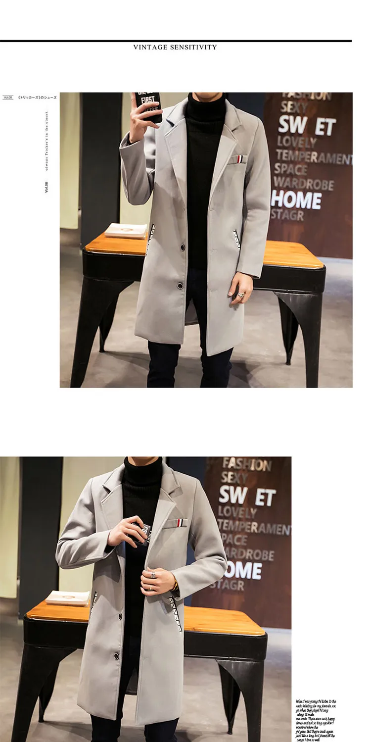 Мужской классический модный Тренч,, черный, красный, армейский, 5XL, мужской длинный Тренч, приталенное пальто, мужские пальто, модный Тренч, верхняя одежда
