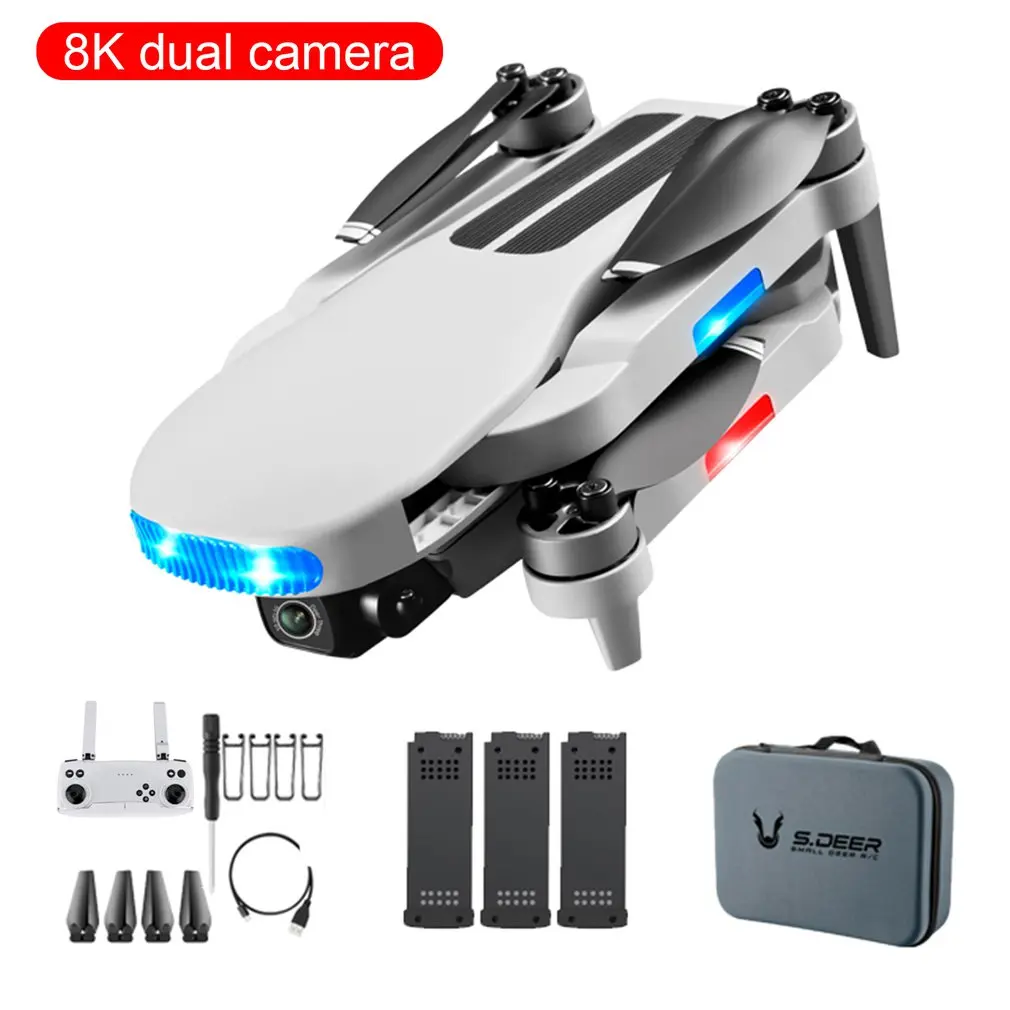 

MAX Brushless Motor Folding Aerial UAV GPS Optical Flow Positioning Dual Camera 8K High Definition Photography Drone