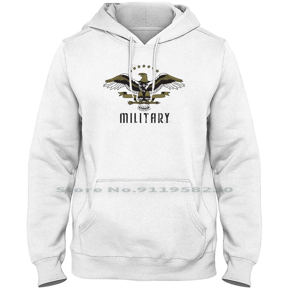 

Military Eagle Hoodie Sweater Big Size Cotton Military Insignia Franklin Frankie Squad Frank Eagle Rank Quad Lit Mi Military