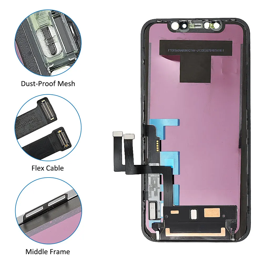 ЖК-дисплей для iPhone XR 11 Incell замена экрана OEM дисплей с 3D сенсорным дигитайзером в