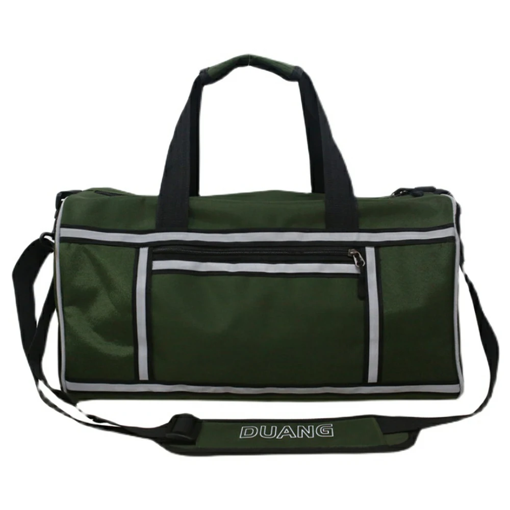 

Portable Sports Fitness Travel Bag Night Reflective Large Capacity Waterproof Foldable Dry And Wet Separation Luggage Bag