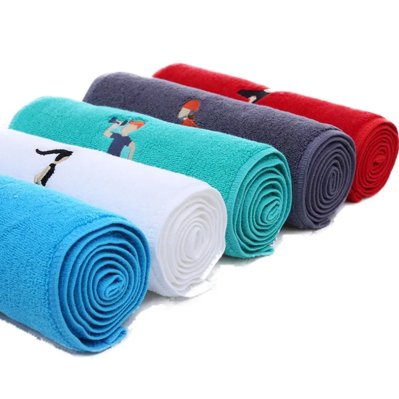 

New cotton sports towel suit men's and women's fitness running and sweat absorbing long cleansing towel