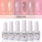 Clou Beaute 6 шт набор гель-лаков для ногтей 15 мл блеск Vernis Полупостоянный Ультрафиолетовый гель с блестками Гибридный Гвоздь Набор для маникюра