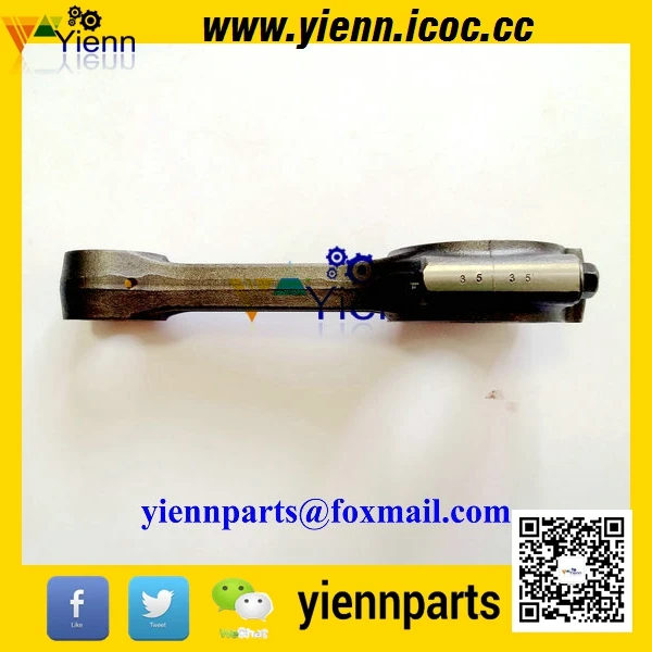 Шатун 4TNV106 4TNE106 для Yanmar 123900 23000 запасные части экскаваторы погрузчики детали