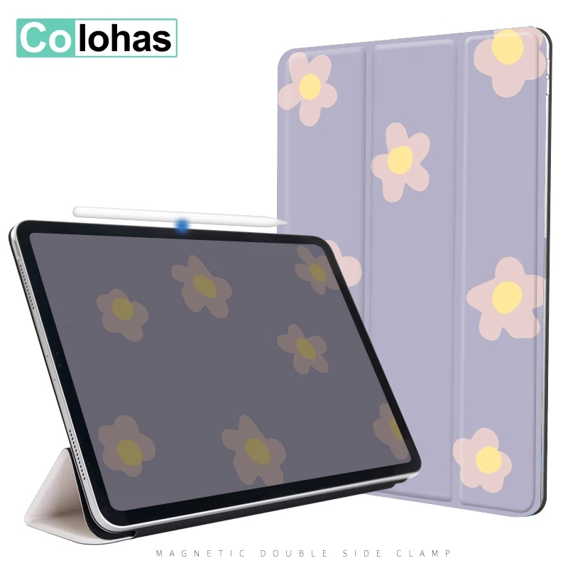 Чехол для планшета iPad Pro 11 12 9 2020 ударопрочный чехол книжка с подставкой Магнитный