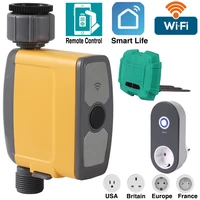 wifi tuya smart home garden automatic watering timer rain sensor irrigation controller