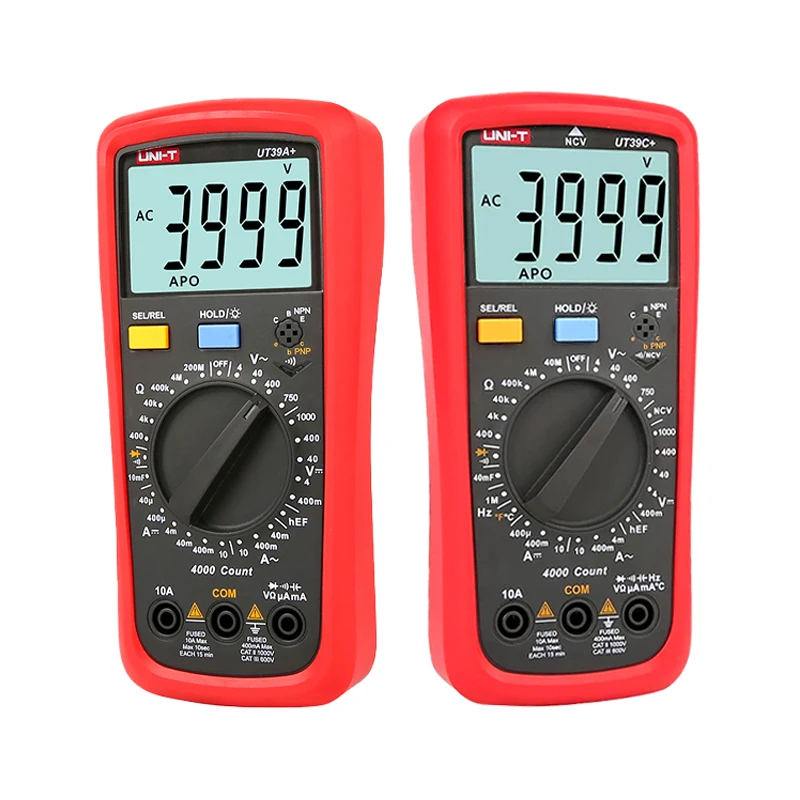 UNI T UT39C + цифровой мультиметр с автоматическим выбором диапазона улучшенный от AC DC